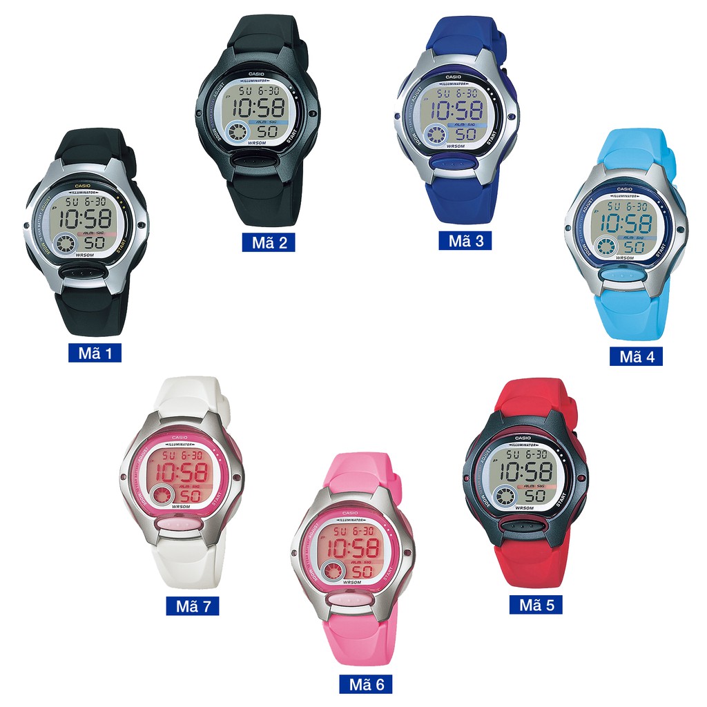 [Mã FARSBR243 giảm 15% đơn 249K] Đồng hồ nữ dây nhựa Casio Standard chính hãng Anh Khuê LW-200 Series (34mm)