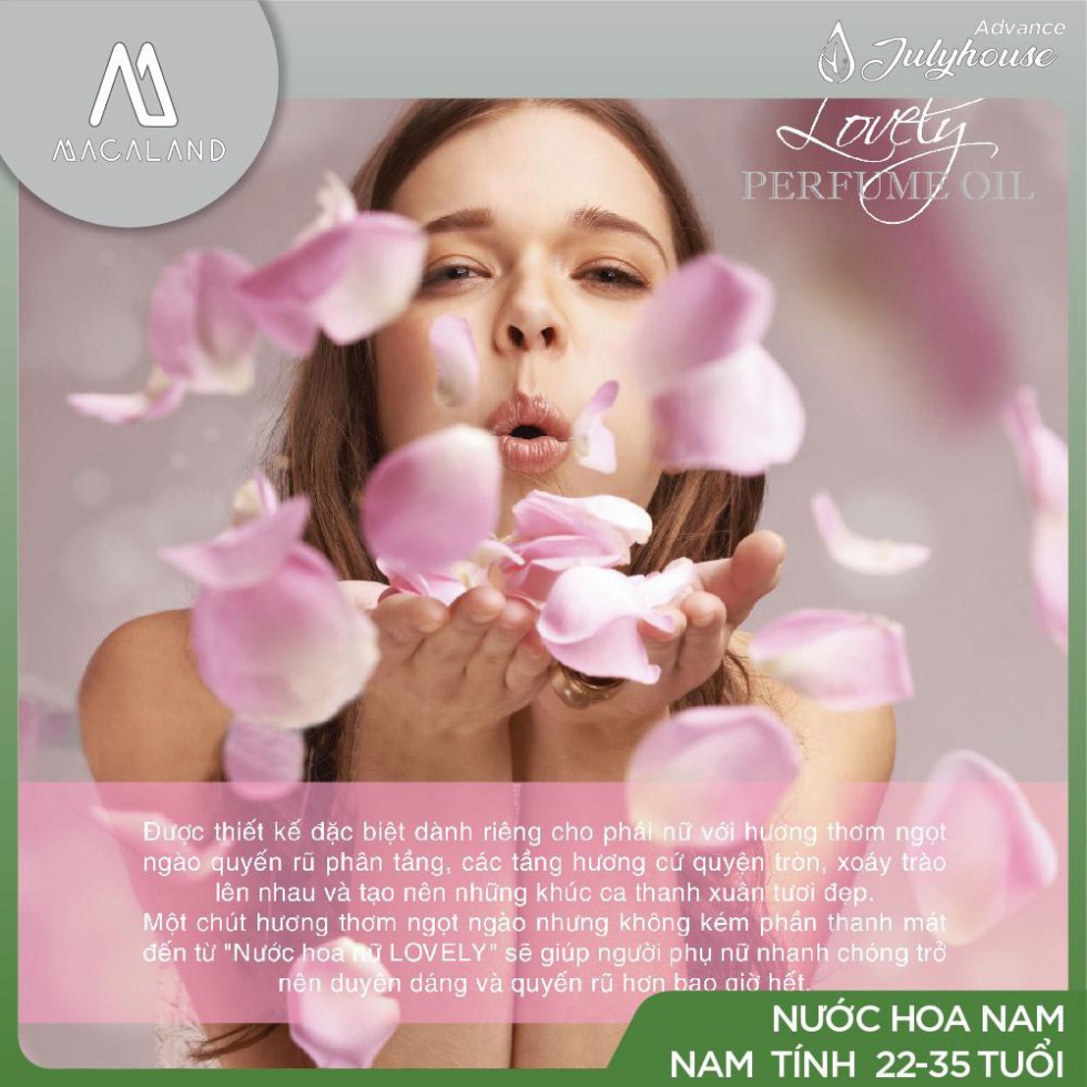 Nước Hoa Lovely Đậm Đặc Chai Ai Cập 15ml MACALAND | BigBuy360 - bigbuy360.vn