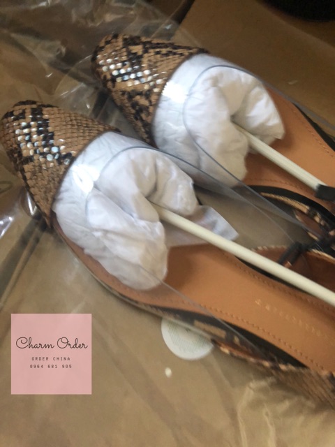 Bệt da báo Zara xuất (Order)[Sẵn size 36,37] | BigBuy360 - bigbuy360.vn