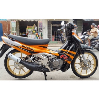 Tem rời suzuki satria 2000 cam đen - đuôi trắng