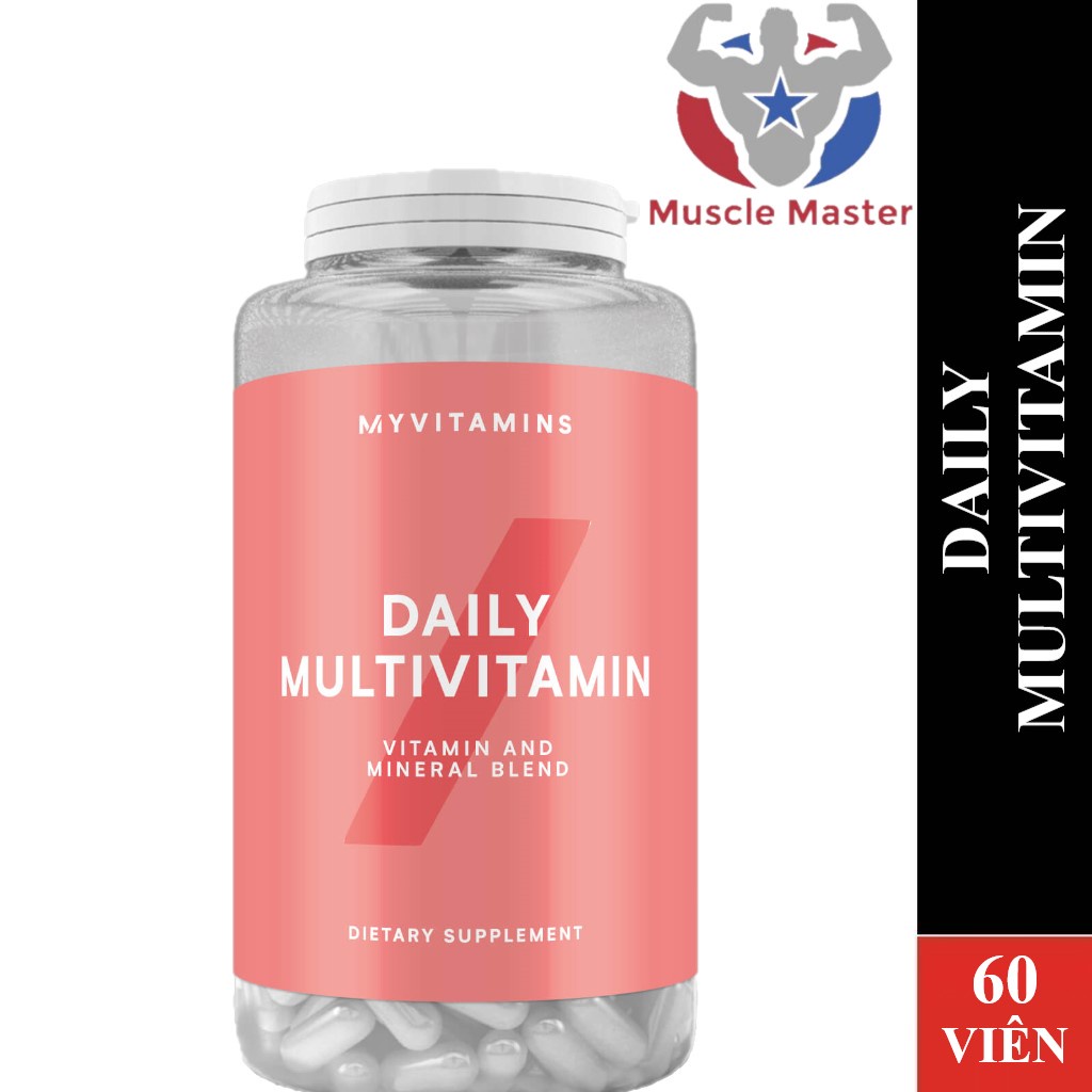 Viên Vitamin và Khoáng Chất Tổng Hợp Myvitamins Daily Multivitamin 60 Viên