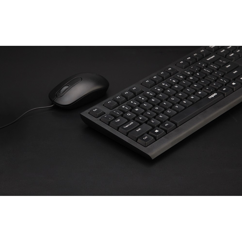 Bộ bàn phím & chuột có dây Rapoo X120 Pro | BigBuy360 - bigbuy360.vn