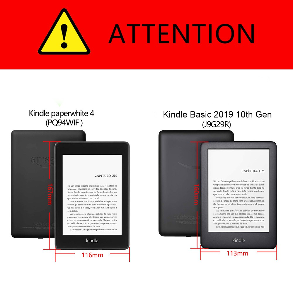 Ốp lưng Amazon HD 8 2020 Kindle basic 2019 10th gen Kindle Fire HD 10 HD7 Paperwhite 5 4 1 2 3