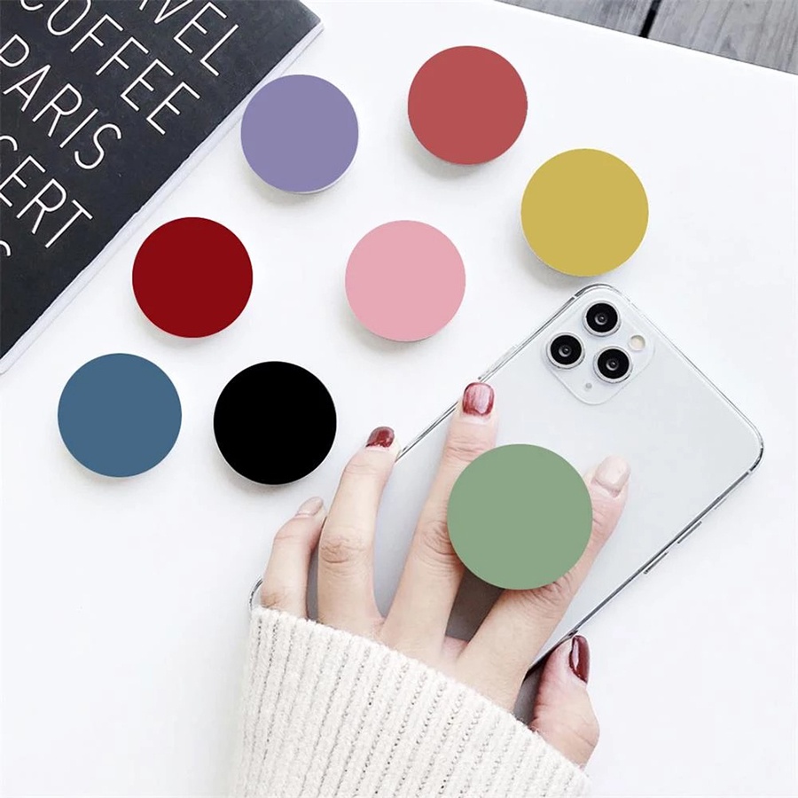 Giá Đỡ Điện Thoại Iring Poc Trắng Đen Đơn Giản