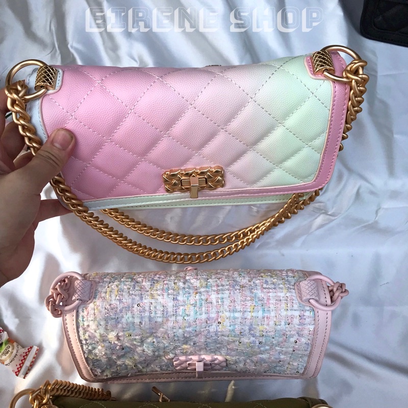 Túi  Chần Trám Khoá Xoay Kim Loại Tết Sẵn Năm Màu