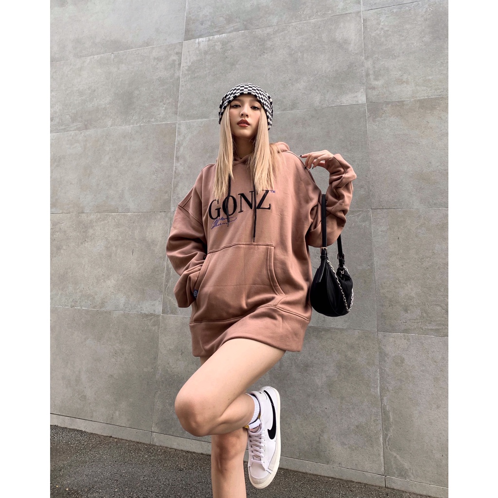 Áo Hoodie Nỉ  Form Rộng Phong Cách Thu Đông - Hoodies 01 Màu Cafe | BigBuy360 - bigbuy360.vn