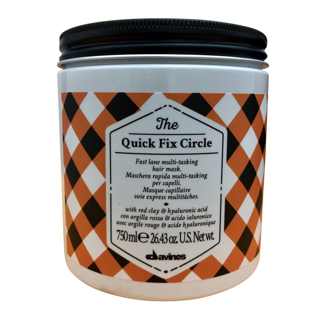 Mặt nạ phục hồi nhanh DAVINES THE QUICK FIX CIRLE Hair Mask 750ml