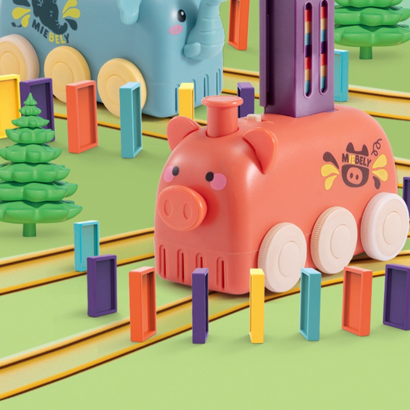 Bộ Đồ Chơi Lắp Ráp Domino DIY Vui Nhộn Cho Bé