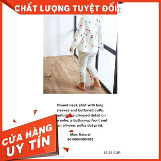 Bộ dài tay chấm bi Zara cho bé gái