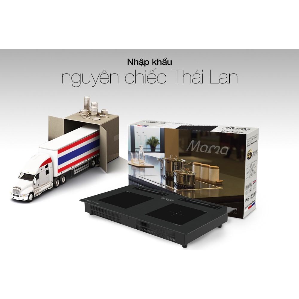 Bếp đôi điện từ hồng ngoại Sunhouse MMB888EI - Sản xuất Thái Lan - Gia dụng Smart - miễn phí lắp đặt