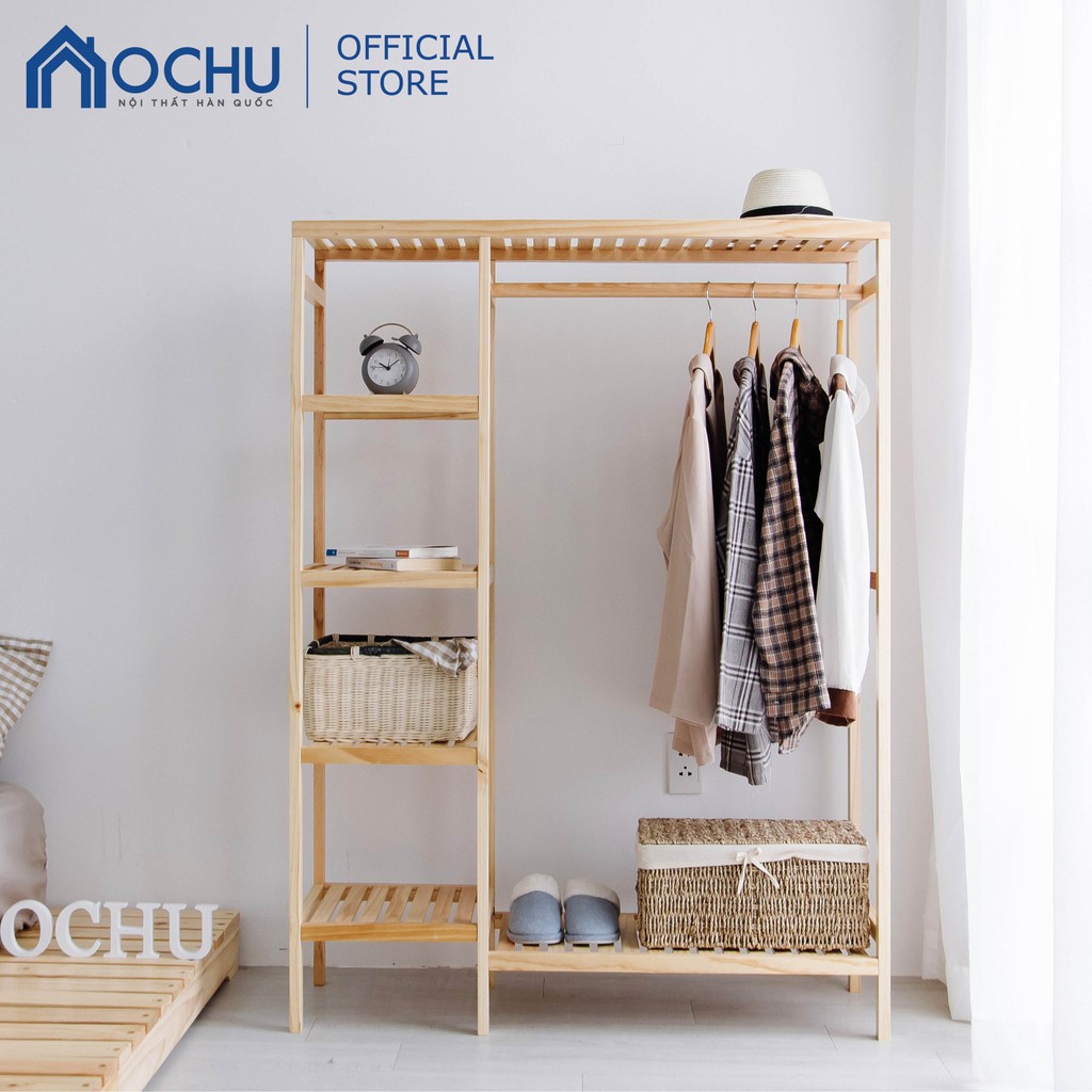 Tủ treo quần áo lắp ráp thông minh OCHU DOUBLE HANGER-M Nội thất thông minh decor phòng ngủ