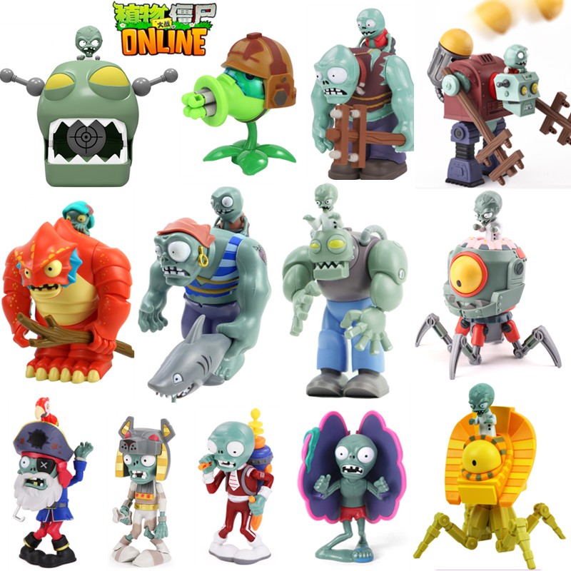 Bộ đồ chơi plants vs zombies，đồ chơi trẻ em