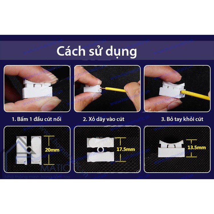 Cầu Nối Dây Điện 2P ( Siêu Bền, Chống Chập ) - 1 Chiếc