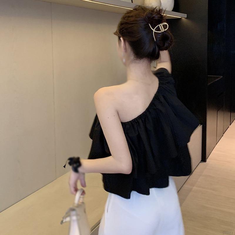 Áo thun không tay màu sắc thời trang Hàn Quốc dành cho nữ