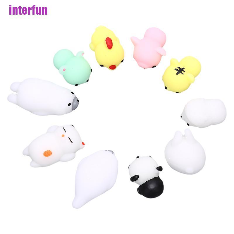 Đồ Chơi Xốp Squishy Giảm Stress Hình Động Vật Dễ Thương Cho Bé