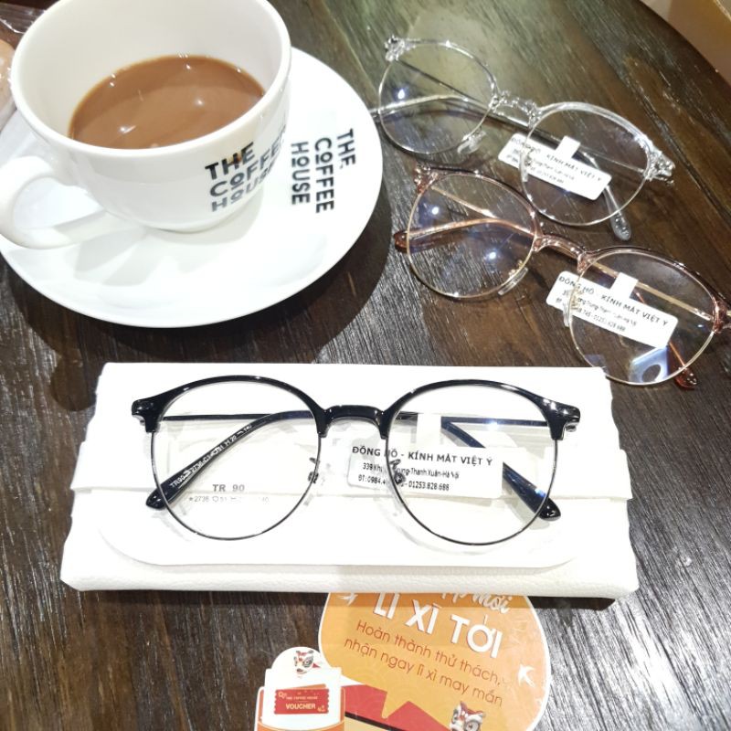 Gọng kính cận tròn kim loại thời trang nữ 2736 nhiều màu | BigBuy360 - bigbuy360.vn