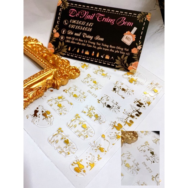 Miếng dán sticker trang trí móng