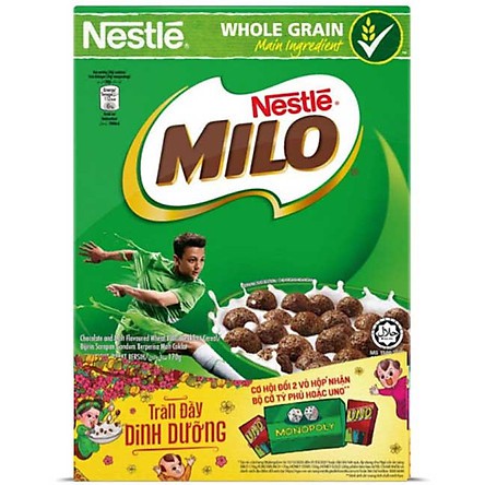 Bánh Ăn Sáng Nestle MILO Cereal (330g - size lớn)