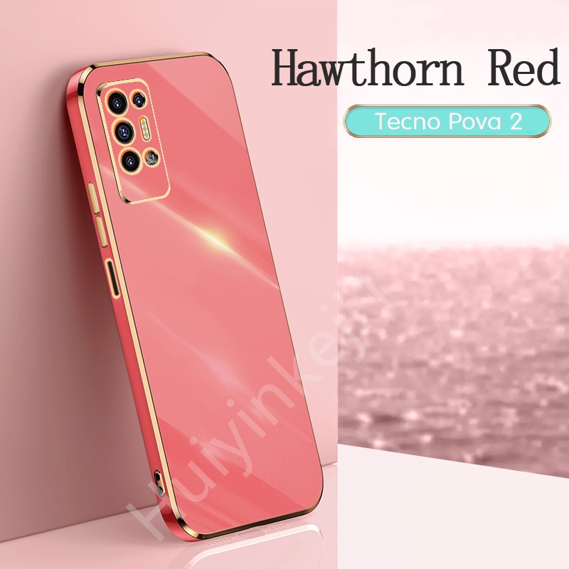 Ốp Lưng Mạ Điện Cho Tecno Pova 2 Traight Edge