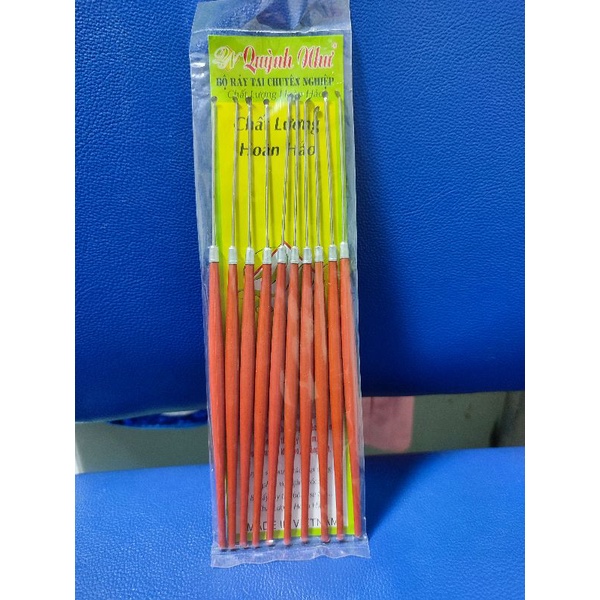 Combo 10 cây móc ráy tai cán nâu Quỳnh Như