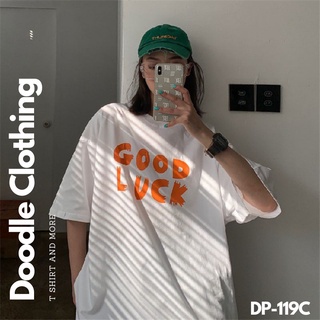 Áo Thun Nam Nữ Tay Lỡ Unisex Oversize Áo phông Form Rộng Basic Tee Hình GOOD LUCK