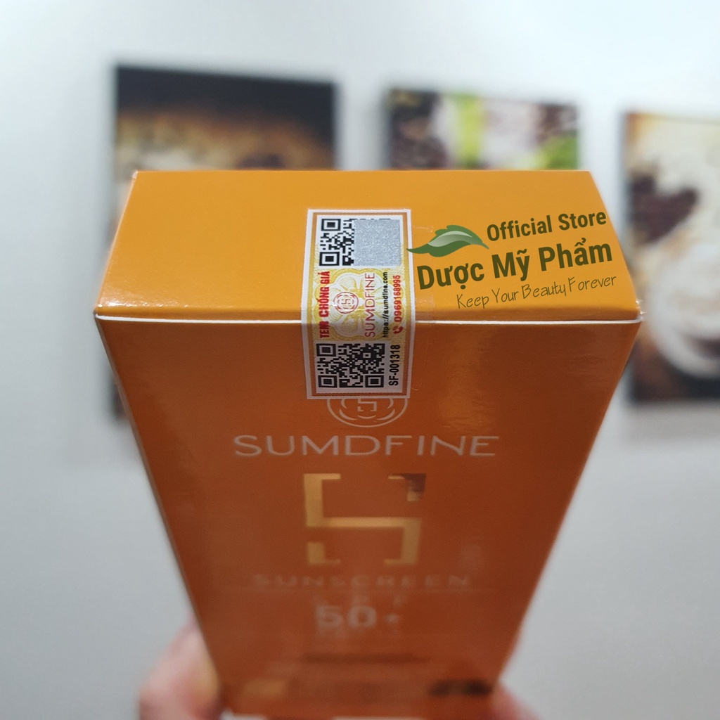 Kem chống nắng vật lý nâng tone Sumdfine SPF50 PA+++