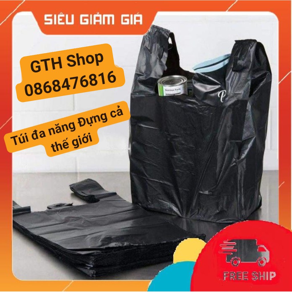 Túi đựng rác-Đen dùng đóng hàng đựng rác-GTH SHOP