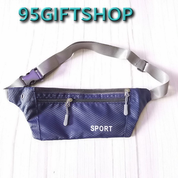 Túi Đeo Bụng Chạy Bộ Tập Thể Dục Thao Gym Có Khóa Kéo Để Tai Nghe Đựng Tiền Card ATM Nhỏ Gọn Cỡ 32x20x11 cm | BigBuy360 - bigbuy360.vn