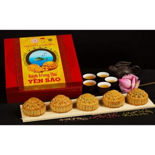 Bánh trung thu yến sào Khánh Hoà loại 6 bánh nhân mềm
