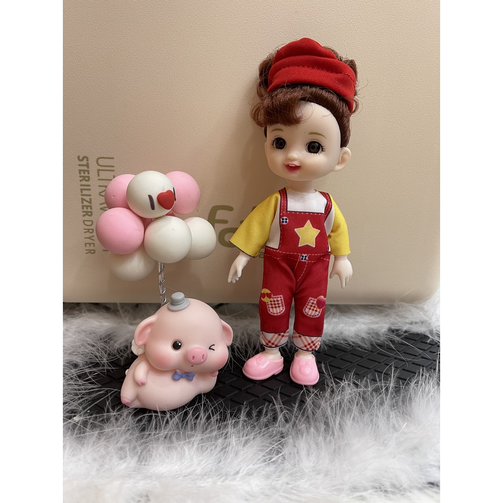 Quà Tặng cho bé - Búp bê dễ thương khớp tay chân đầy đủ. Quà 1/6 cho bé- SHOP MẸ MIN