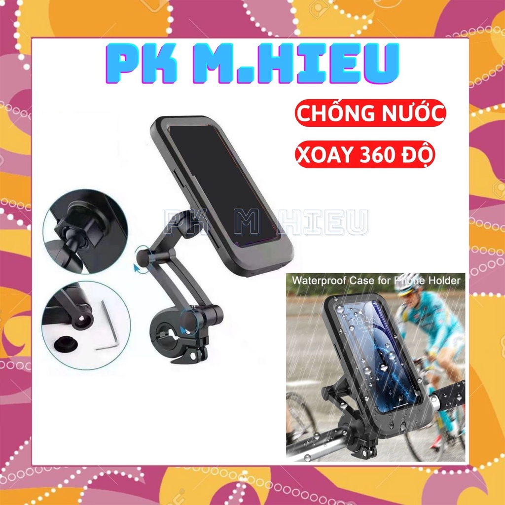 Giá Đỡ Điện Thoại M3 chống nước gắn Xe Máy, Xe Đạp - Kẹp Điện Thoại Gắn Xe Máy xoay 360 Chống Cướp Cực Chắc Chắn