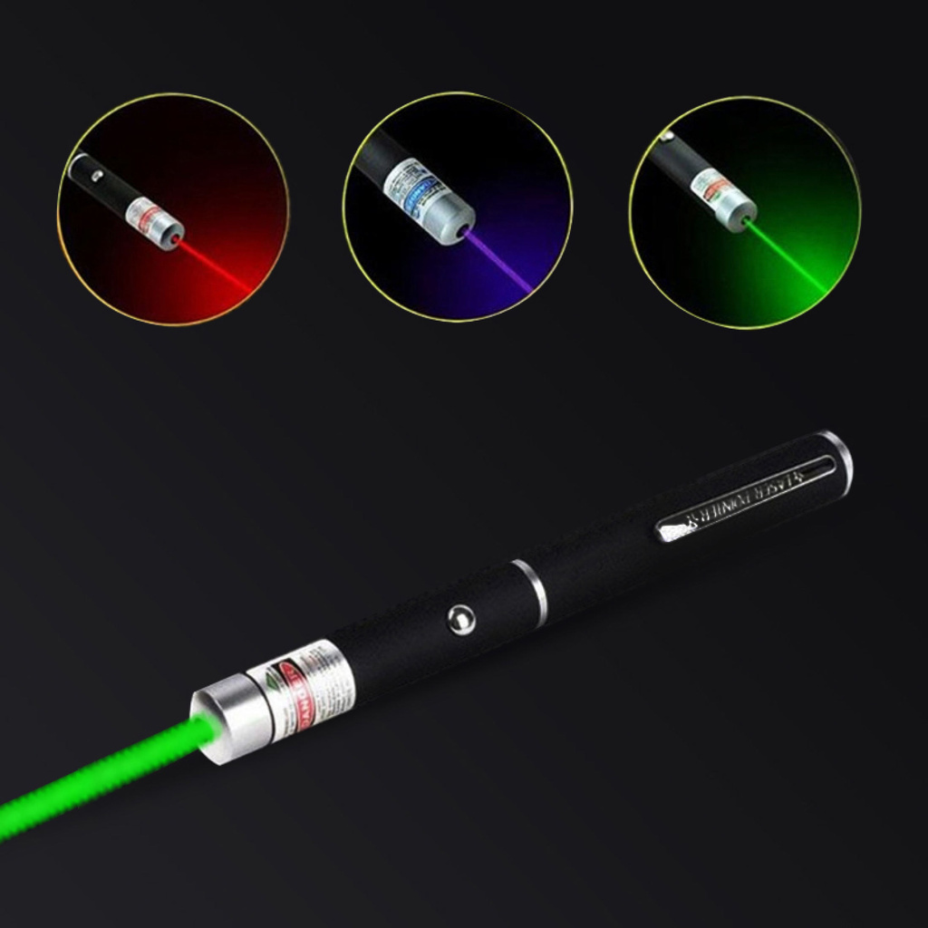 Trỏ Laser Xanh Lá Tím Đỏ Mạnh 650nm Đèn Chùm Nhìn Thấy Được Que Đốt Có Thể Điều Chỉnh Công Suất Cao -- 【COD & Spot】-168