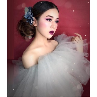 Quây voan ren lưới tutu chụp ảnh mẫu make up, beauty, váy concept xòe to bồng bềnh