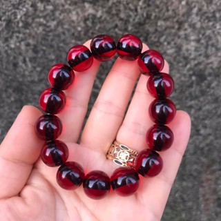 VÒNG TAY HỔ PHÁCH ĐỎ 14LY