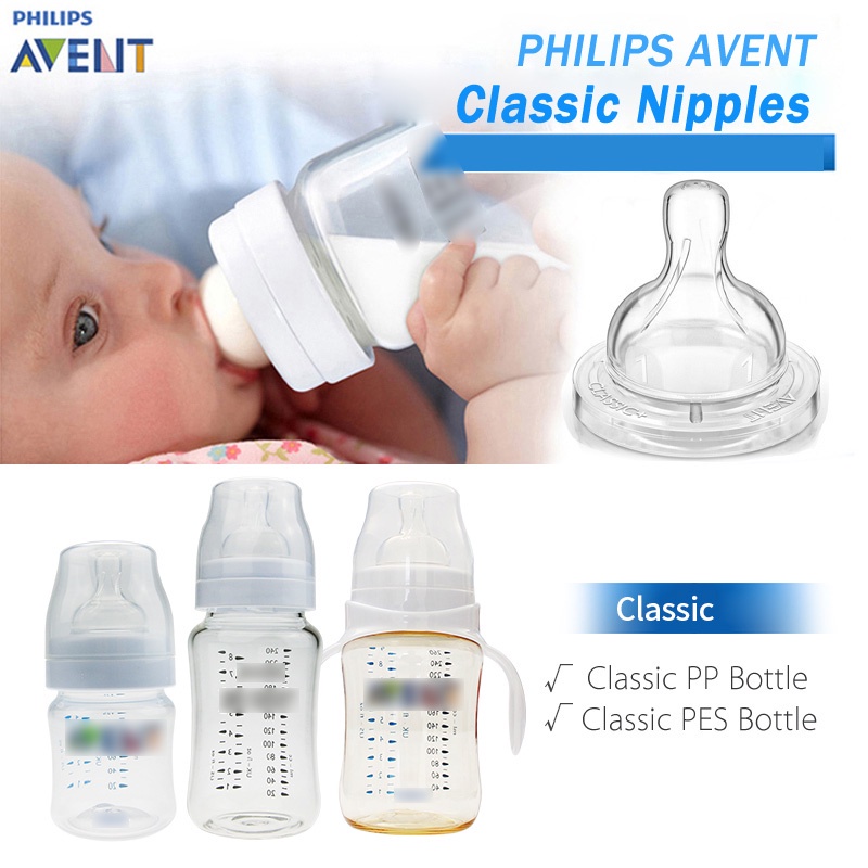 Bình Sữa Philips Cổ Điển Không BPA Thay Thế Cho Bình Sữa