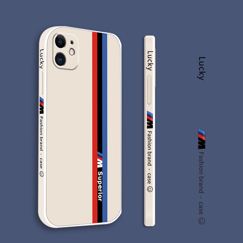 Ốp lưng dẻo 3 sọc màu cho iPhone 6/6s, 6 Plus/6s Plus, 7/8/SE 2020, 7 Plus/8 Plus