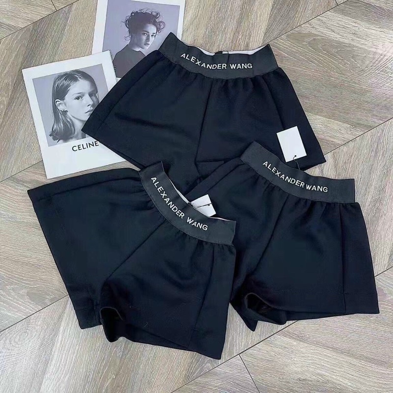 Quần short phồng nữ, cạp chun họa tiết chữ, vải phồng mềm đẹp hai lớp siêu hot mix đồ trẻ trung, đầy dễ thương