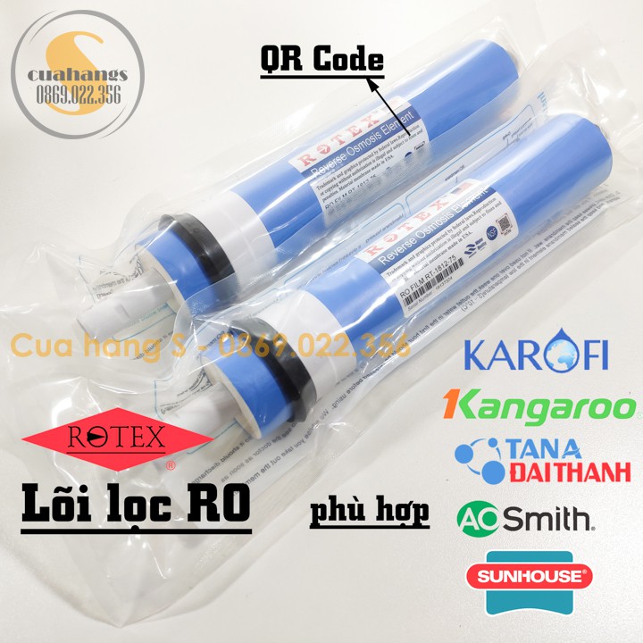 Lõi lọc RO ROTEX chính hãng thay thế máy lọc nước