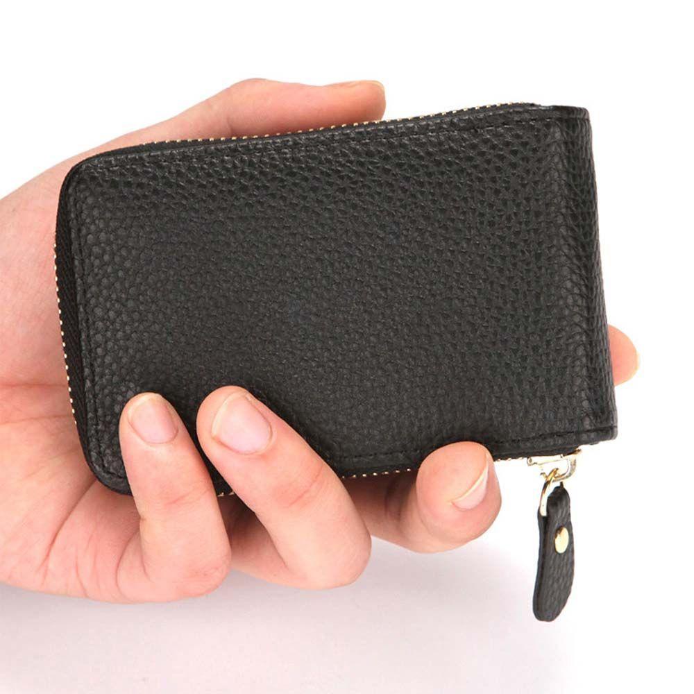 Ví cất thẻ tín dụng thời trang doanh nhân ngăn ngừa RFID mang đi có dây kéo nhiều màu tùy chọn