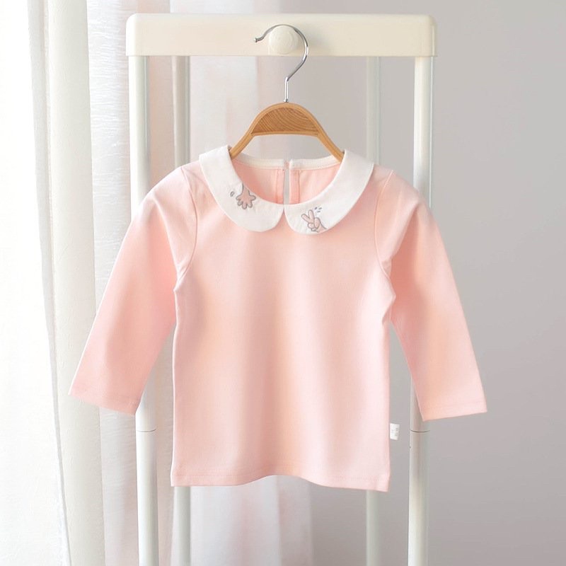 6197 áo dài tay bé gái cổ bèo chất cotton nỉ SP000194 Ảnh thật Rio chụp, hàng có sẵn kèm video SP000193