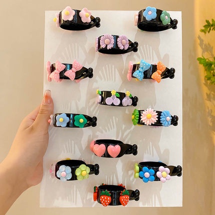 Kẹp Tóc Màu Sắc Tinh Tế Phong Cách Hàn Quốc Cho Bé Gái