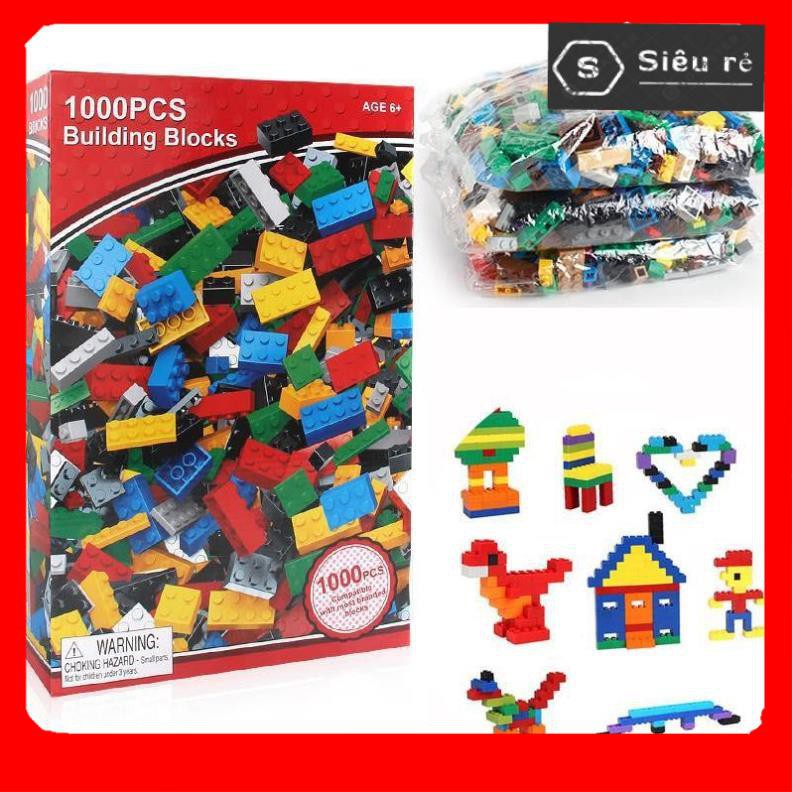 Bộ lego lắp ráp 1000 chi tiết - Đồ chơi lắp ghép phát triển trẻ toàn diện - Bộ xếp hình cho bé (MS128159)