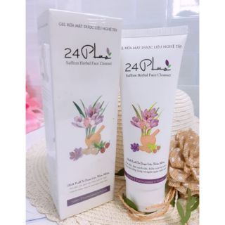 [SALE LỚN] Sữa rửa mặt 24 Plus - Saffron - Nhụy hoa nghệ tây