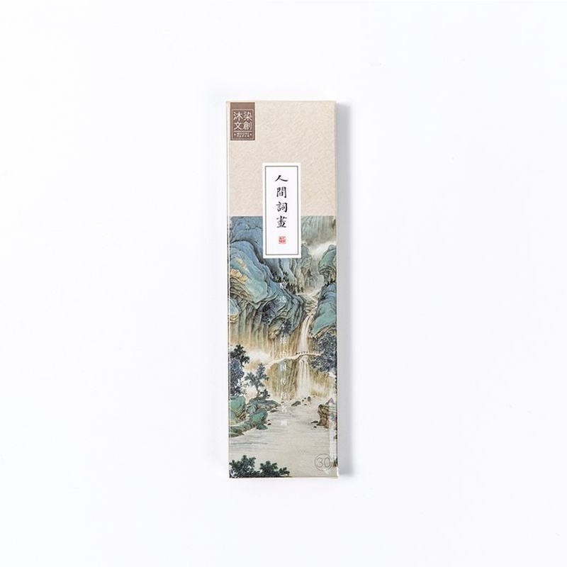 Hộp 30 thẻ đánh dấu sách phong cách Trung Hoa thời trang