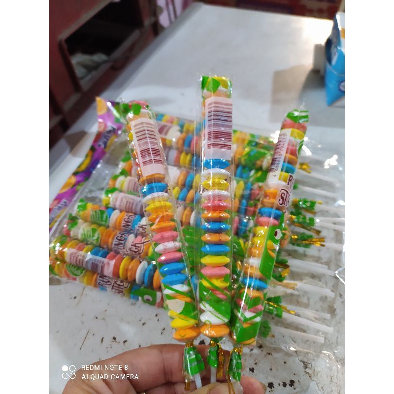 Vỉ 30 xiên kẹo xê trái cây cực ngon