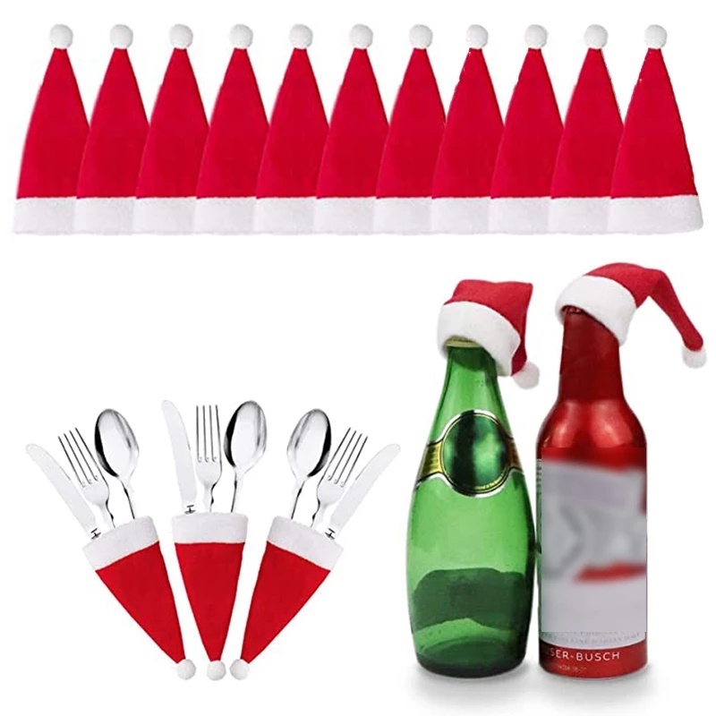 Mũ Ông Già Noel Mini Trang Trí Cây Thông Noel