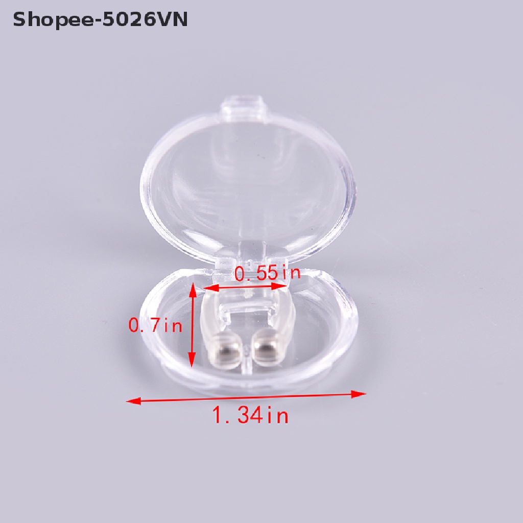 [flood] Kẹp Mũi Silicon Từ Tính Chống Ngáy Khi Ngủ Yên Tĩnh (f)