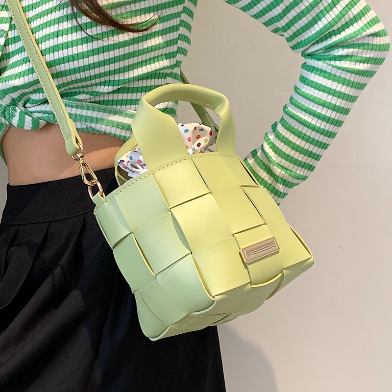 IELGY Túi Đeo Vai Đan Tay Thời Trang Cho Nữ