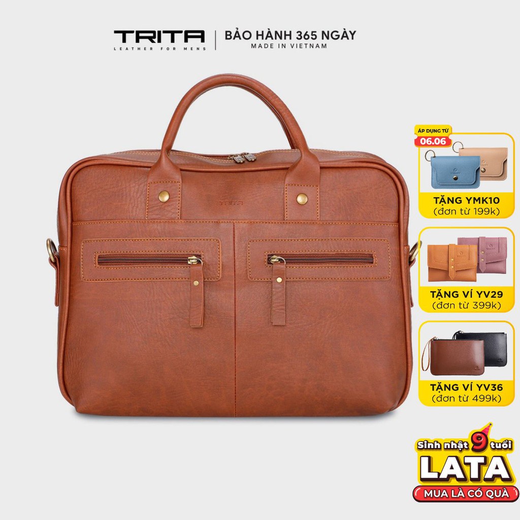 [Mã WABRDEC12 giảm 10% đơn 99K] Cặp công sở cao cấp đa năng TRITA TCA1