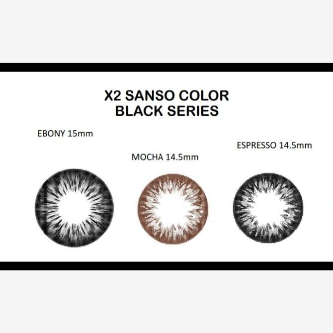 Sanso Áo Thun Mềm Mại Chất Lượng Cao Dòng Màu Đen Bình Thường / Minius X2